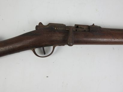 GRAS rifle converted for hunting with breechblock...