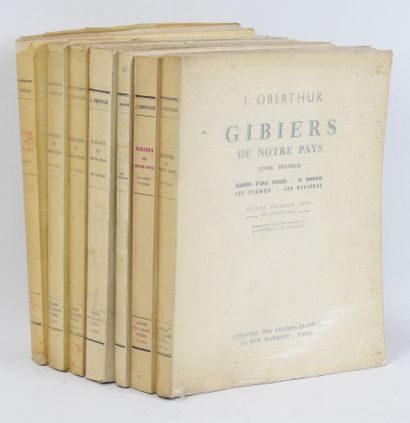 OBERTHUR Joseph. Gibiers de notre pays, histoire...