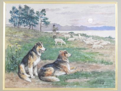 Georges Frédéric RÖTIG (1873-1961): Herding...