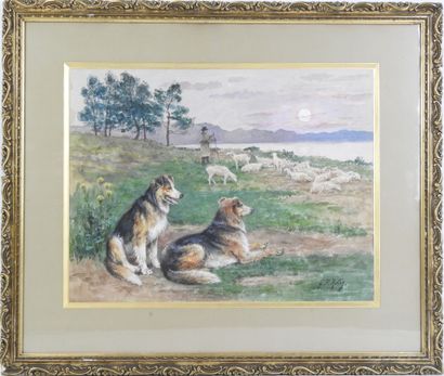 Georges Frédéric RÖTIG (1873-1961): Herding...
