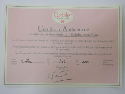 COROLLE collection - Emilie doll N°365 (1500...