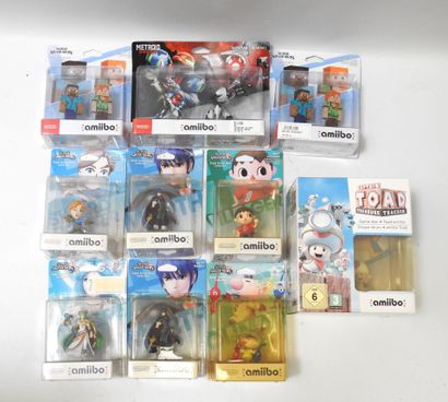 NINTENDO : 10 AMIIBO divers dont Toad, Palutena...