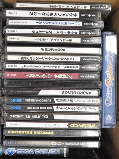SEGA - SEGA SATURNIN : Environ 30 jeux vidéos...
