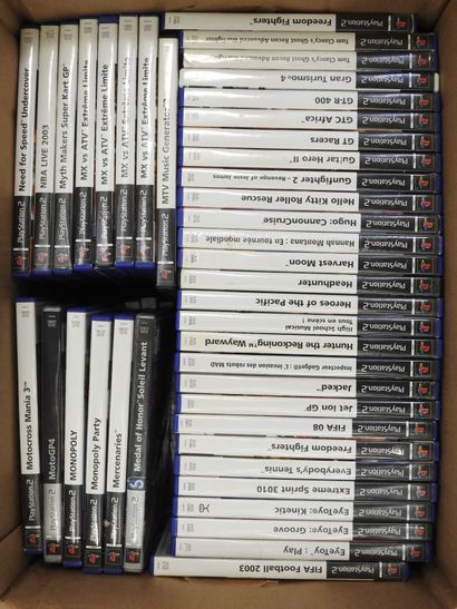 PLAYSTATION 2 : Environs 70 jeux vidéos divers...