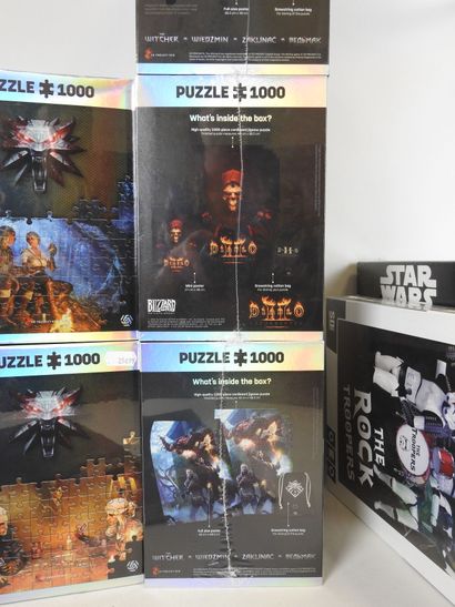 PUZZLE : 15 puzzles divers dont Dragon Ball...