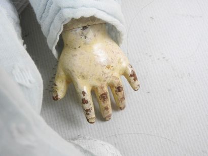SFBJ - Paris : Poupée avec tête en porcelaine,...