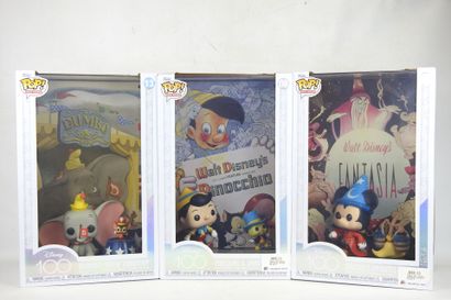 DISNEY : 3 figurines POP Movie Posters par...