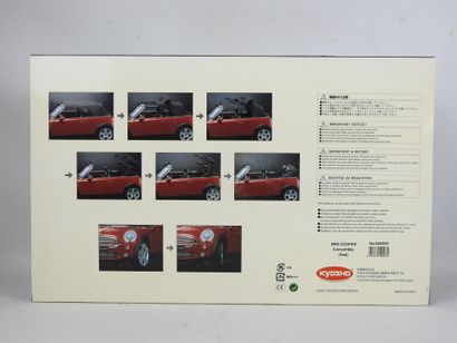 KYOSHO : Mini Cooper convertible rouge. Echelle...