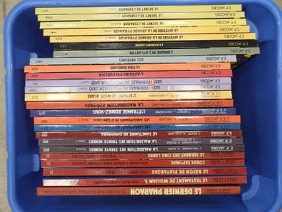 E.P JACOBS : 25 albums divers dont La Marque...