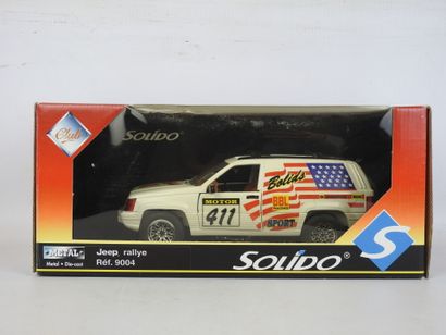 SOLIDO Jeep Wrangler rallye (N°411), blanc,...