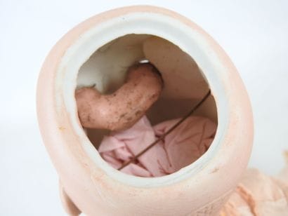 UNIS FRANCE : Poupée tête porcelaine yeux...