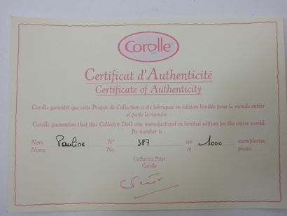 COROLLE collection - Pauline doll N°387 (1000...