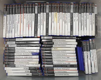 PLAYSTATION 2 : Environ 200 jeux vidéos dont...