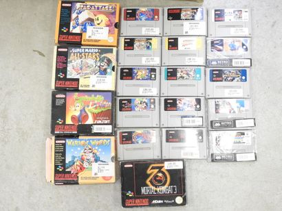 JEUX VIDEOS : Environ 70 jeux pour Nintendo,...