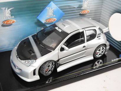 SOLIDO Peugeot 206 Tuning, gris métal et...