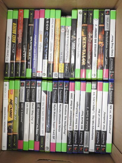 JEUX VIDEOS - DVD Blu-Ray : Environ 80 jeux...