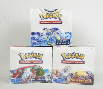 POKEMON : 3 coffrets de cartes à jouer et...