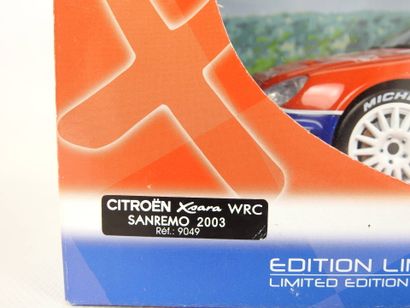 SOLIDO Citroën Xsara rallye San Remo 2003...