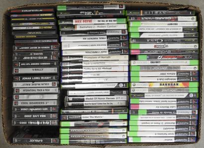 XBOX - XBOX 360 - PLAYSTATION : 65 jeux vidéos...