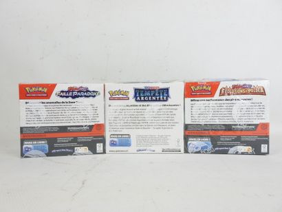POKEMON : 3 coffrets de cartes à jouer et...