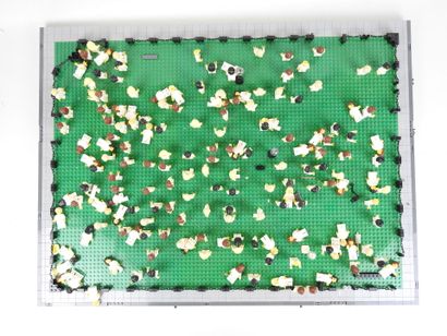 LEGO : Place centrale avec nombreux citadins...