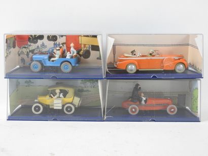 HERGE MOULINSART : 4 figurines Tintin Objectif...