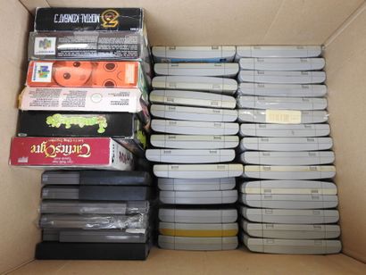 JEUX VIDEOS : Environ 70 jeux pour Nintendo,...