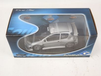 SOLIDO Peugeot 206 Tuning, gris métal et...