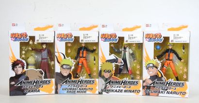 NARUTO : 4 figurines Anime Heroes :
- Uzumaki...