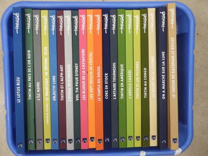 HERGE : 20 albums sur les Aventures de Tintin....