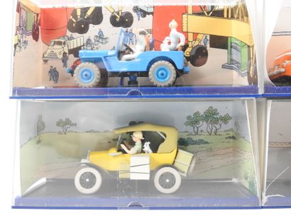 HERGE MOULINSART : 4 figurines Tintin Objectif...