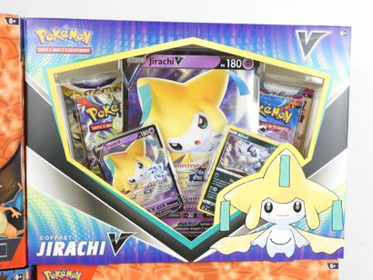 POKEMON : 4 coffrets de cartes à jouer et...