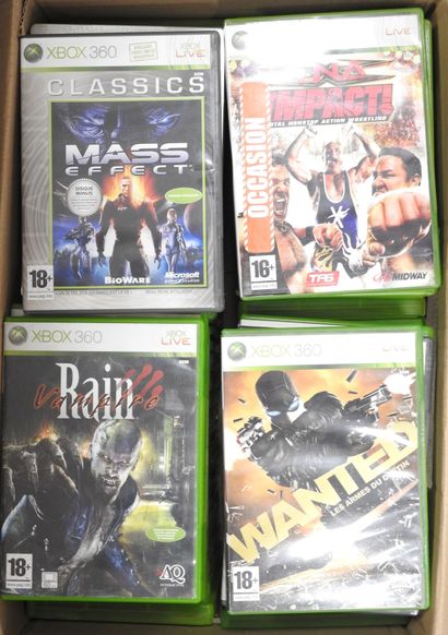 XBOX 360 : 75 jeux vidéos divers dont Resident...