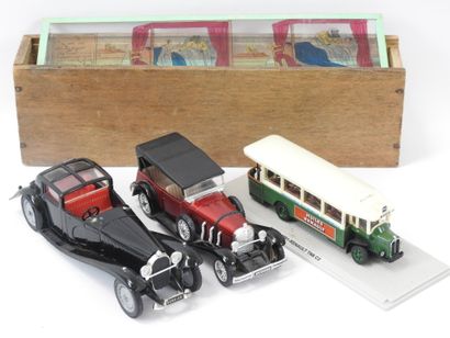 SOLIDO: two metal miniature cars (missing)...