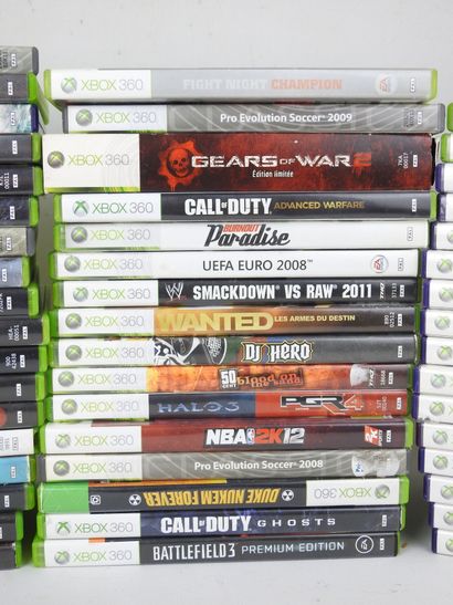 XBOX 360 : 50 jeux vidéos dont Gears of War...