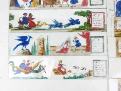 MAGIC LANTern: 12 glass lantern plates illustrated...