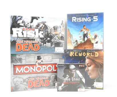 JEUX DE SOCIETE : 5 jeux de plateau dont...