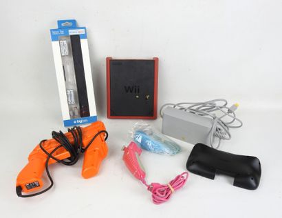 WII : Console mini rouge modèle RVL-201,...