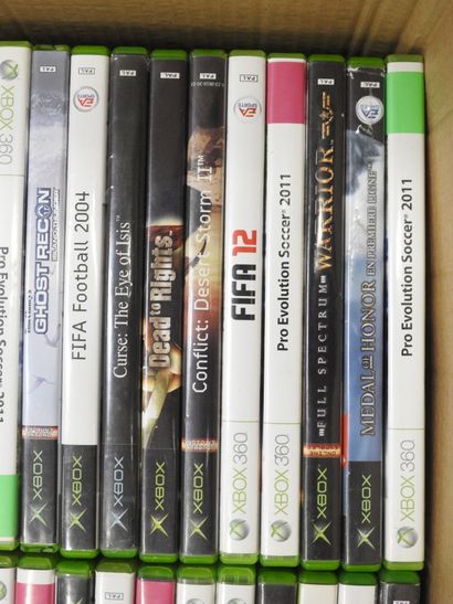 XBOX - XBOX 360 : 40 jeux vidéos divers dont...