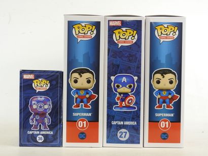 FUNKO POP : 4 figurines de collections MARVEL...