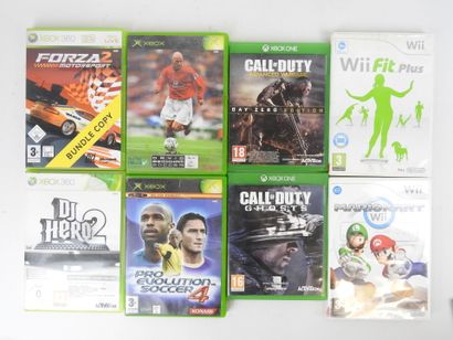 JEUX VIDEOS : Lot de jeux vidéos divers pour...