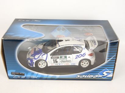 SOLIDO Peugeot 206 Tour de Corse 1999 (N°...