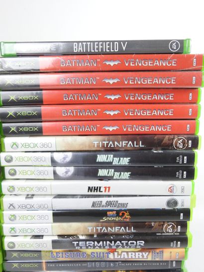 XBOX 360 : 54 jeux vidéos divers dont un...