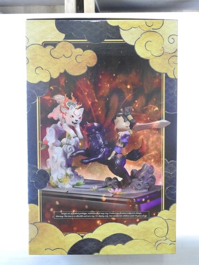 OKAMI DEN : Figurine de collection. Chibiterasu...