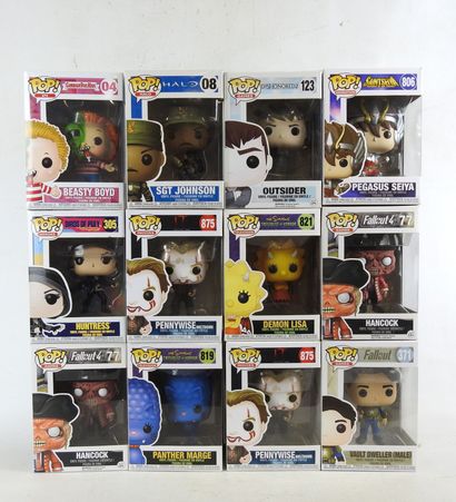 FUNKO POP : 12 figurines de collection de...