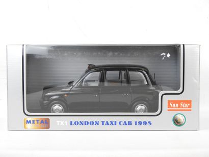 SUN STAR LTI 1998 taxi londonien, noir. 1/18...