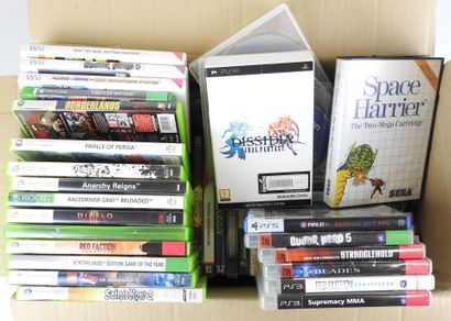 JEUX VIDEOS : Environ 70 jeux divers pour...
