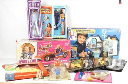 MATTEL - KENNER et autres : Lot comprenant...
