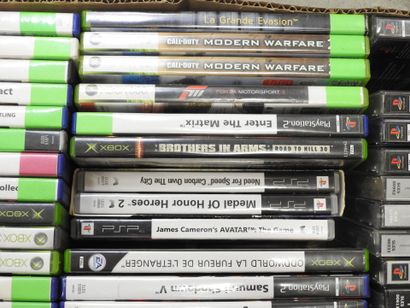 XBOX - XBOX 360 - PLAYSTATION : 65 jeux vidéos...