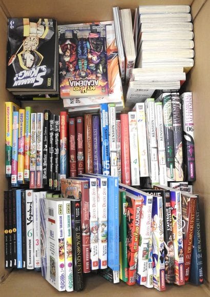 MANGA : Lot de manga divers dont Naruto,...